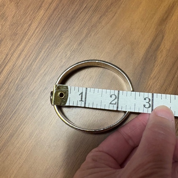 Coach silver-tone bangle bracelet - Picture 4 of 7